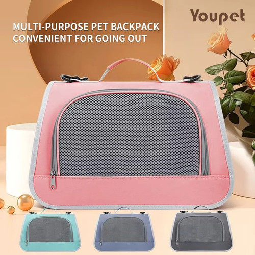 Fabric pet carrier portable - pet,