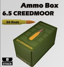 6.5 Creedmoor Ammo Box 50