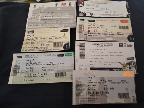 England cricket match ticket - cricket,
