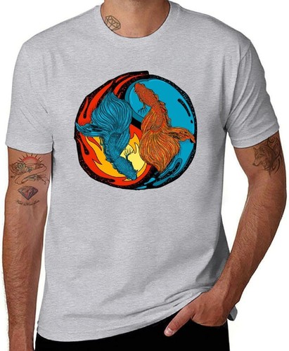 Unisex print yin yang fish - unisex,