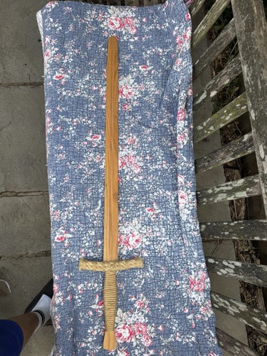 Wooden medieval life size - life,