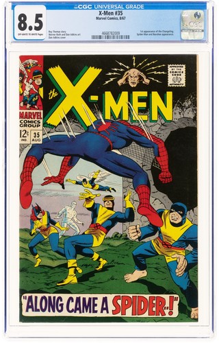 Men stunning cgc 8 - x-men, #35