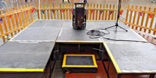8 x Folding Stage, Staging, 4ft x 4ft Grumpy Joes