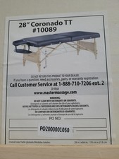 MASTER Heated Massage Table Portable Massage Bed with Carry Case Carry Bag