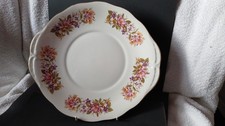 Colclough Cake Plate Approximately 10” diameter