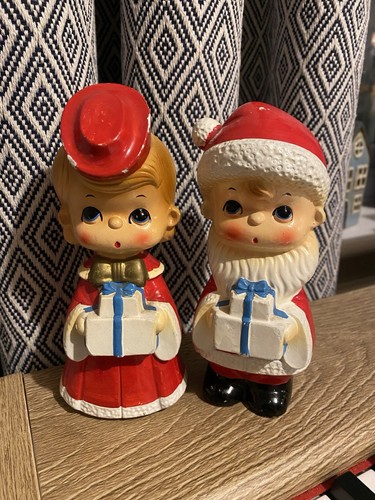 Vintage christmas figures boy - christmas,