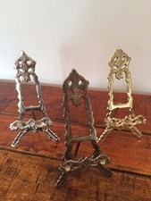 BRASS NICKEL BRONZE EASEL 21cm