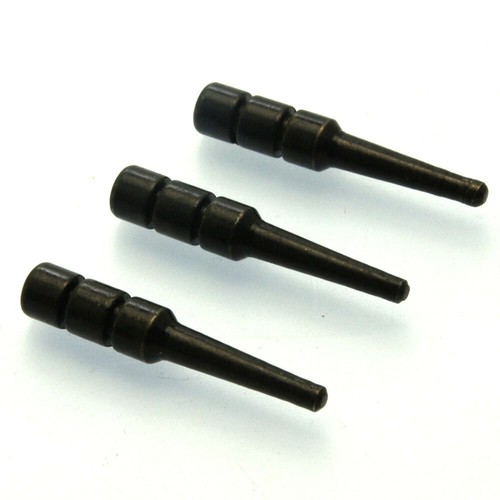 Ridged cribbage pegs - ridged, black