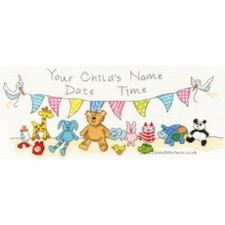 New Arrival - Cross Stitch Birth Sampler by Bothy Threads