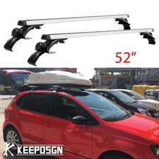 For VW POLO GOLF 4-Door Bare Roof Rack Cross Bars Luggage Kayak Cargo Carriers