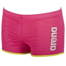 Arena Swimming Training -Square Cut Drag Suit - Drag Shorts - Pink