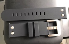 Genuine TW Steel Canteen Black Rubber Watch Strap, Springs & Buckle 22mm TWB580