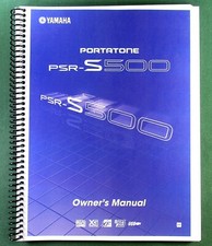 Yamaha PSR-S500 Instruction