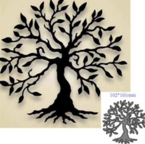 Tree metal cutting die - die, stencil