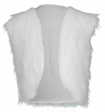 Adults White Faux Fur