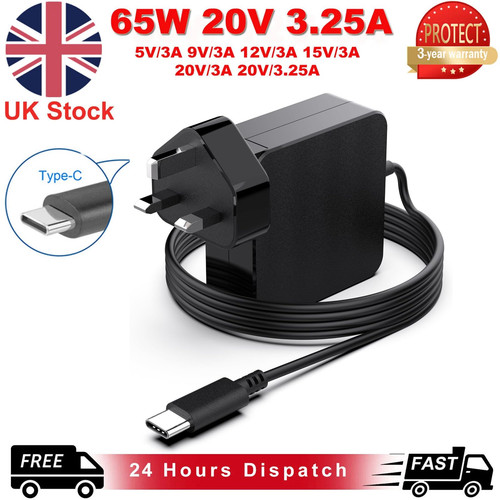 Laptop charger 65w type - type-c, ac