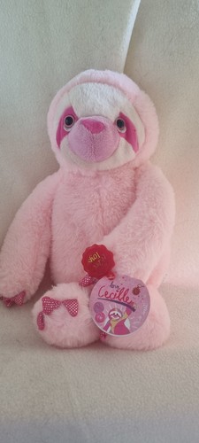 B45 pink cecille sloth - sloth, bnwt