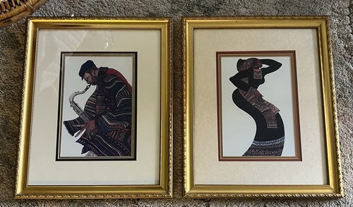 Pair vtg charles bibbs - pair, 2