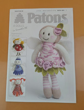 Original Patons Book 3806 Smoothie DK Dolls Knitting Patterns
