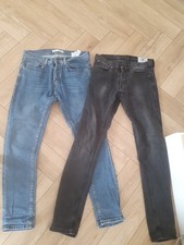 Zara Men's Black And Denim
