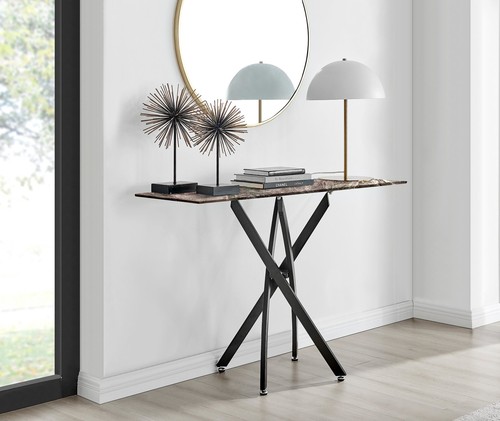Leonardo console table grey - leonardo,