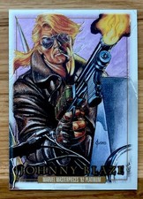2024 SKYBOX Marvel Masterpieces Platinum Card #2 JOHNNY BLAZE - MINT CARD! 