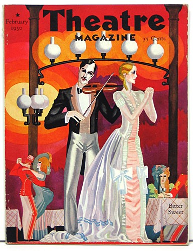 Original 1930 theatre magazine - theatre,
