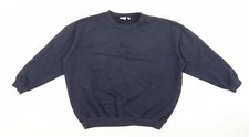 Damart Mens Black Cotton Blend