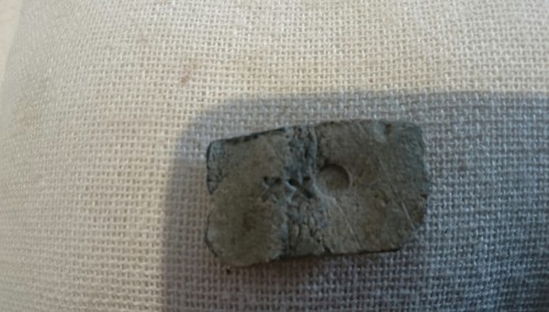 Rare roman lead artifact with - rare,