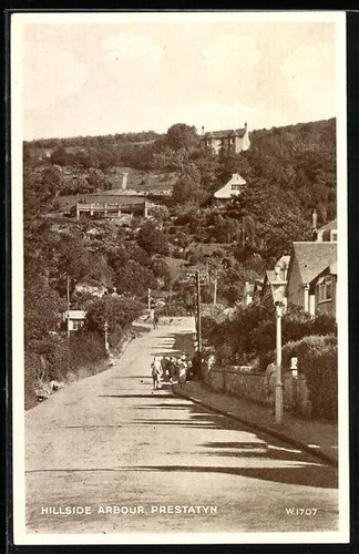 Postcard prestatyn hillside - prestatyn,,