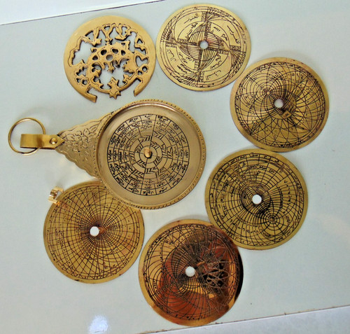 Antique brass finish - brass, engraved