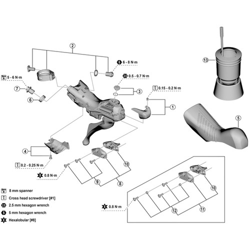 Shimano spares cycle - spares,