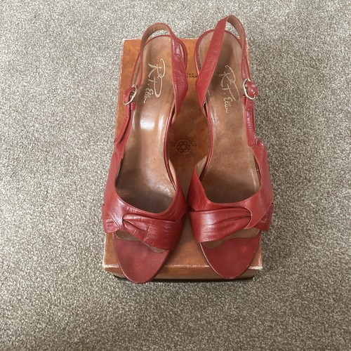Ellen red strappy sling - rp,
