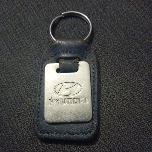 Hyundai leather keyring - hyundai,