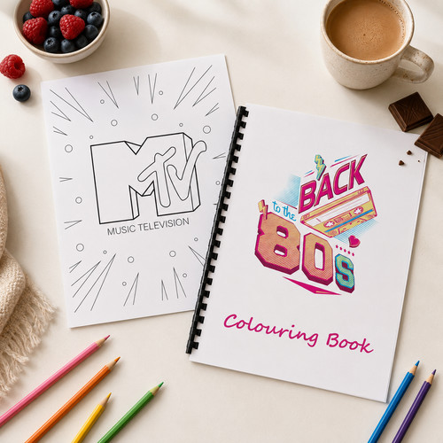 Colouring book 20 - 80's, |