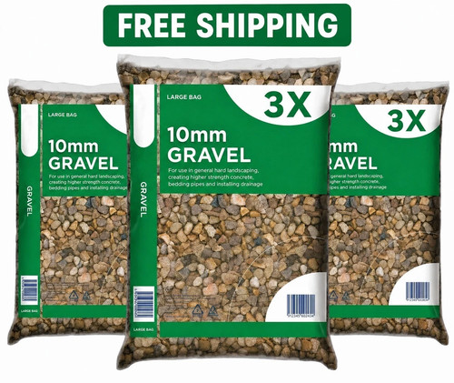10mm pea shingle - pea, 75kg
