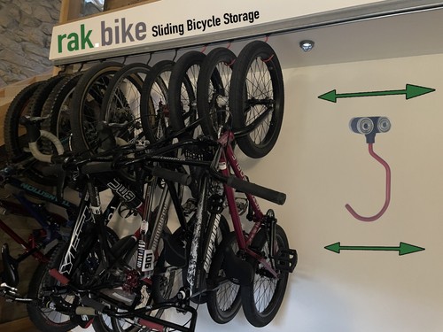 Bike storage rail - bike,