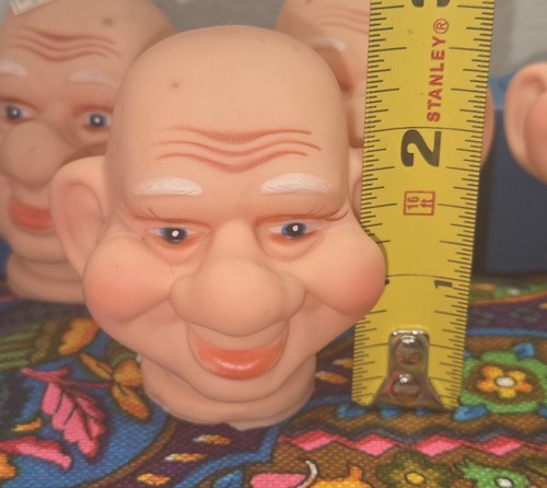 Vintage rubber doll head old - vintage,