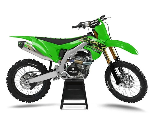 Kawasaki oem graphics kit - kawasaki, kx