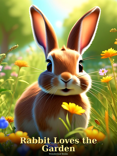 Rabbit loves the garden kids - the,