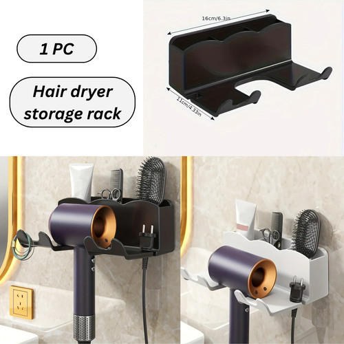 Hair dryer holder wall - wall, mount