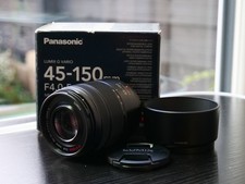 Panasonic Lumix G Vario 45-150mm f/4-5.6 MEGA O.I.S. BOXED MINT Micro Four Third