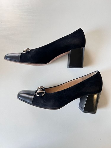 Gucci vintage horsebit - horsebit, suede