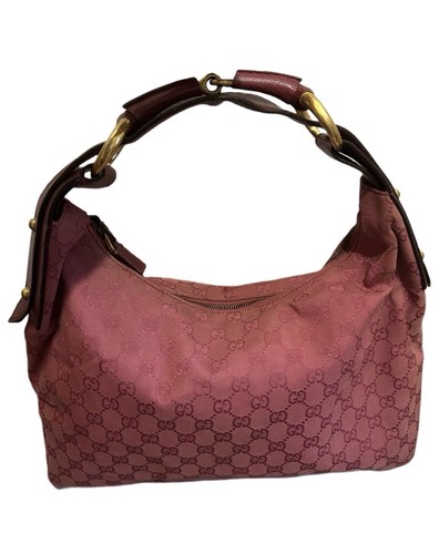 Gucci horsebit hobo burgundy - gucci,