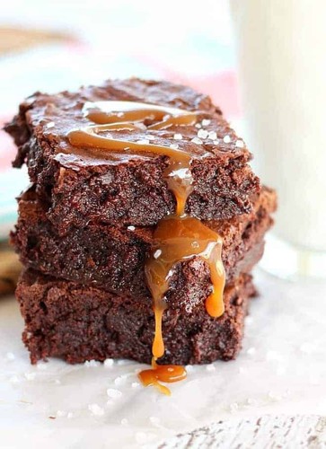 Fresh baked salted caramel - baked,