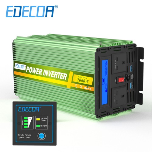 Edecoa power inverter 24v - inverter,