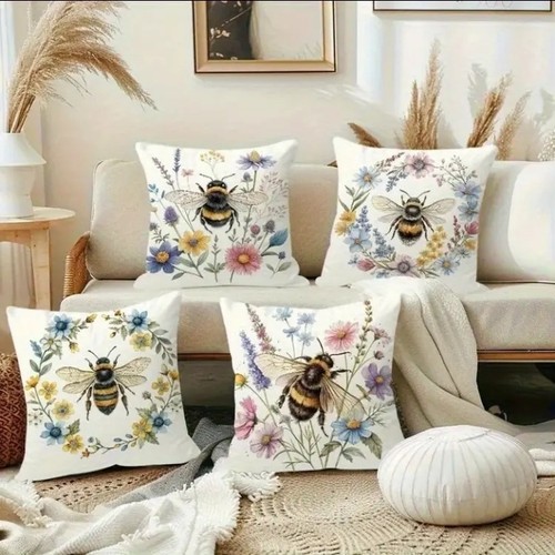 Beautiful set bee print - set, 4