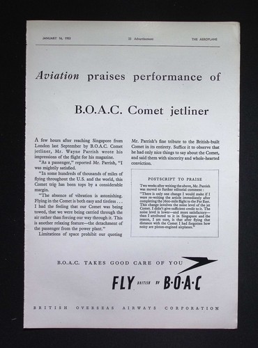 Original 1953 advert - original,