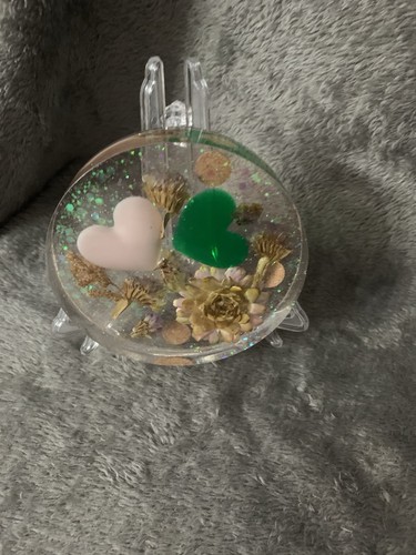 Heart flower resin - heart, &