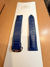 Genuine Omega Blue Alligator